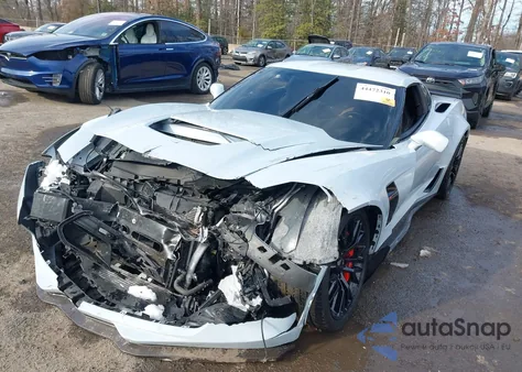 2019 Chevrolet Corvette Z06 z USA, uszkodzony, nr VIN 1G1YS2D60K5601785
